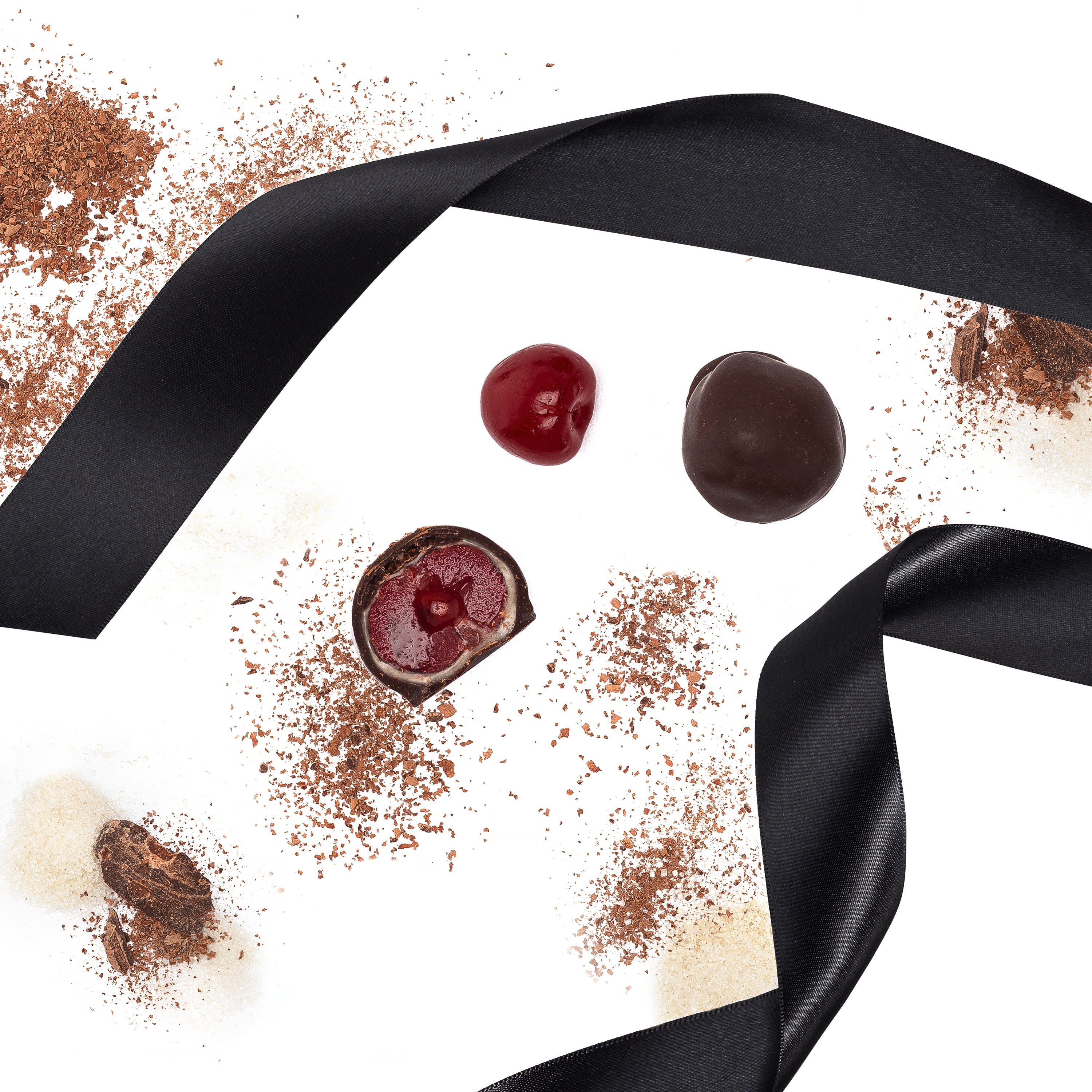 ALL-NATURAL MARASCHINO CHERRIES IN DARK CHOCOLATE